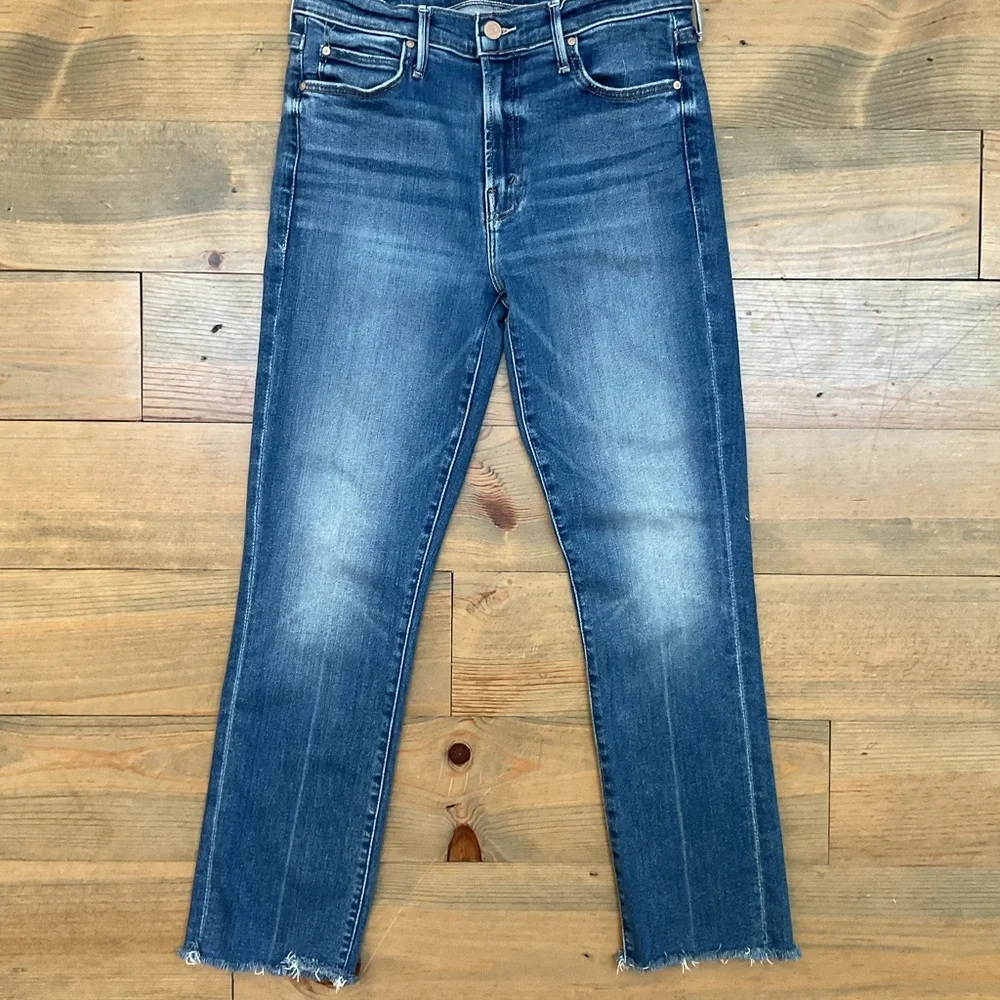 MOTHER RASCAL ANKLE FRAY ‘OPPOSITES ATTRACT” 29 RETAIL $225 - Picture 2 of 10